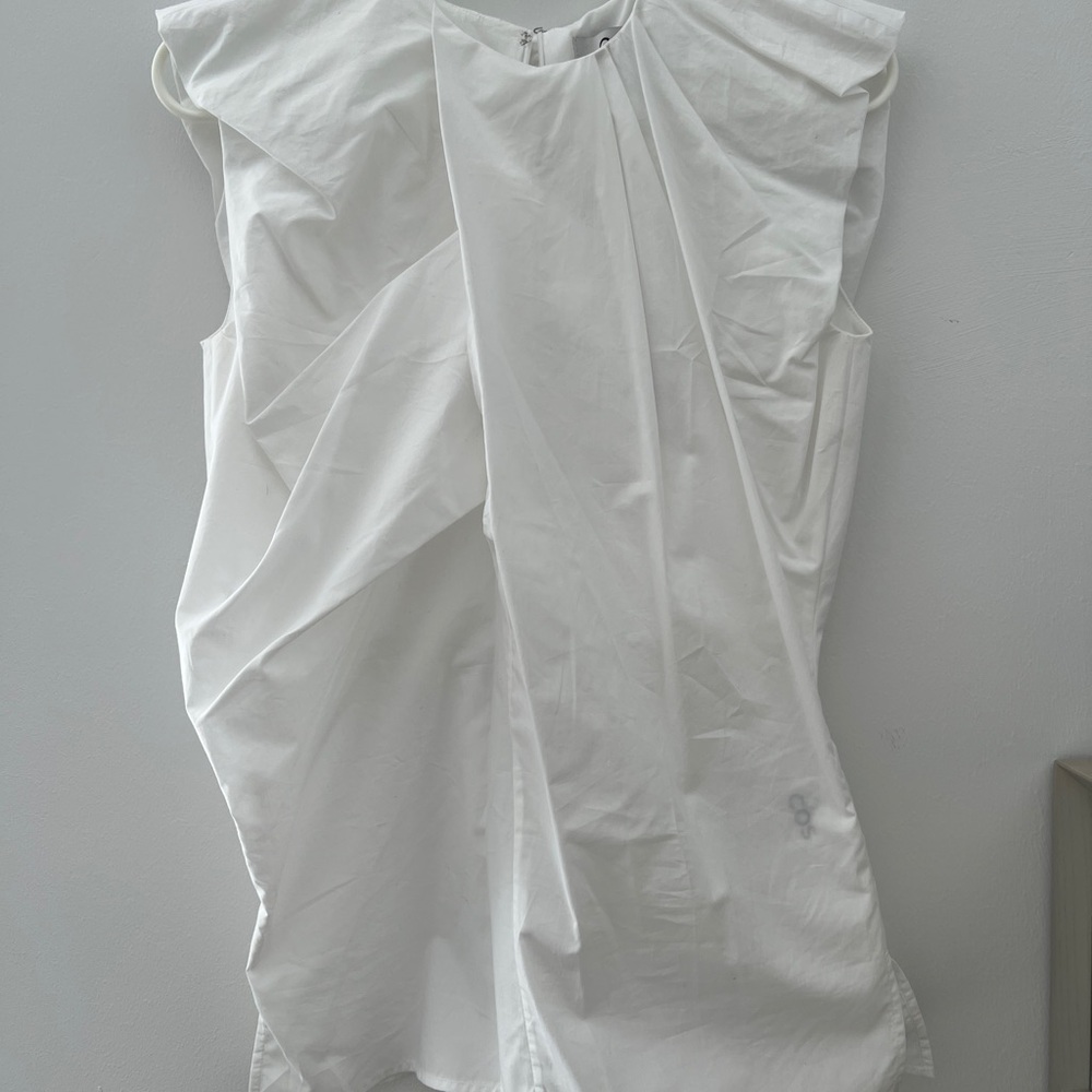 NWT COS White Draped Women's Blouse